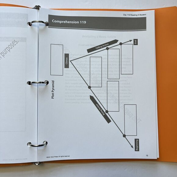 BJU Press Reading 5 Quests Student Handouts Homeschool Curriculum 452391 - Picture 9 of 16